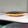 Rampa luminoasa girofar, culoare Orange, alimentare 12 24V, 48 LED-uri, protectie IP56, montaj cu magnet, Amio