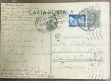 CP03 Carte postala veche 1938 Ismail Basarabia - Timisoara candidat inginer timbru Fondul Aviatiei