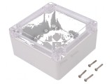 Carcasă universală 120mm x 120mm x 60mm cu bucșă din alamă