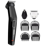 Set aparat de tuns si ras BaByliss MT725E 6in1 Multi Trimmer, 6 accesorii, Negru
