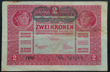 Bancnota istorica 2 COROANE - AUSTRO-UNGARIA, anul 1917 *cod 559 B= 1495- 561013