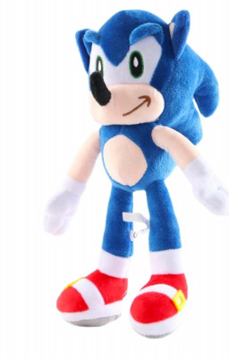 Mascota SONIC,plus,~28 cm,albastru foto