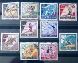 Rusia 1960 sport Olimpiada , Jocurile Olimpice Roma 1960,serie , 10v stampilata