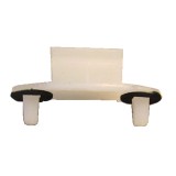 Suport bara de protectie Hyundai Tucson (Jm), 06.2004-10.2009, Fata, partea Stanga=Dreapta, alb; exterior; lateral, Aftermarket