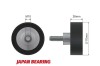 Rola curea transmisie Bmw Seria 3 (E46), Z3 (E36) 1.6, 1.9 02.1998-06.2007, NTY RNK-BM-009