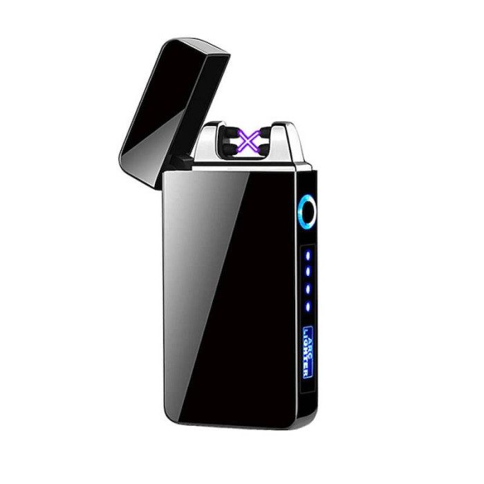 Bricheta electrica Edman PX2 antivant, incarcare USB, Negru