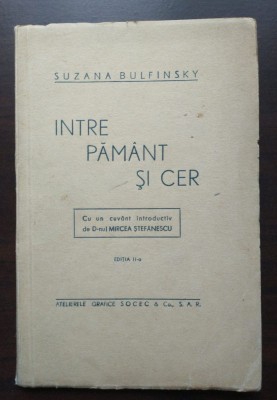 Suzana Bulfinsky - &amp;Icirc;ntre păm&amp;acirc;nt și cer (ediția a II-a) foto