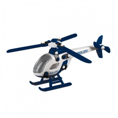 Jucarie de construit mic-o-mic 3D Elicopter POLIZEI 089.443, 21 cm foto