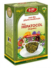 Ceai hepatocol punga 50 g - Fares foto