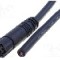 Conector M8, 3 pini, clasa etanseitate IP67, AMPHENOL - LTW8P-03AFFM-SL7A01