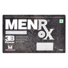 Sapun Solid, Menarini, Men Rox, Fara Parabeni, cu Carbune Activ, Extract de Baobab si Boswellia, 40g