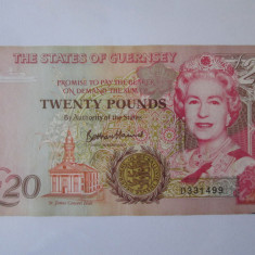 Rara! Guernsey 20 Pounds 1996