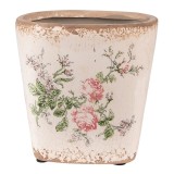 Set 2 ghivece flori ceramica 13x13x12 cm