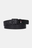 Tommy Jeans curea de piele culoarea negru, AM0AM13418