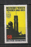Germania.1978 75 ani Muzeul Germanilor Munchen MG.424, Nestampilat