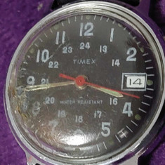 Ceas Militar de mana vechi/vintage de colectie,ceas de mana TIMEX-mecanic,Water