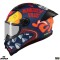 Casca integrala pentru scuter - motocicleta Axxis Fenix Angry Face C5 rosu mat &ndash; tip viziera: MT-V-31B &ndash; DKS429 S (55/56cm)