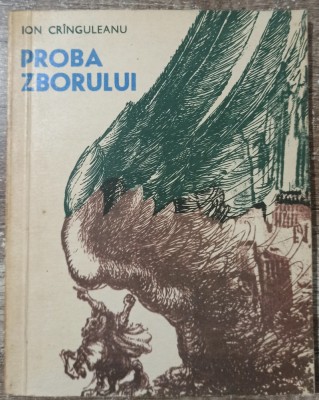 Proba zborului - Ion Cringuleanu// dedicatie si semnatura autor foto