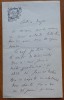 Scrisoare expediata de Alexandru Odobescu, scrisa olograf, pe hartie cu filigran, 1