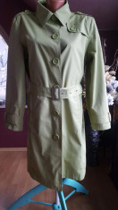 TRENCH YESSICA DEOSEBIT ,VERDE , MARIME 40/42 foto