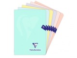 Caiet capsat A5 Matematica,48 file,Colectia Mimesys Pastel,Clairefontaine