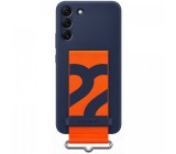 Galaxy S22 Plus; Silicone Cover with Strap; Navy &quot;EF-GS906TNEGWW&quot;, Samsung