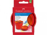 Pahar pentru pictura Click-Go, rosu , Faber-Castell