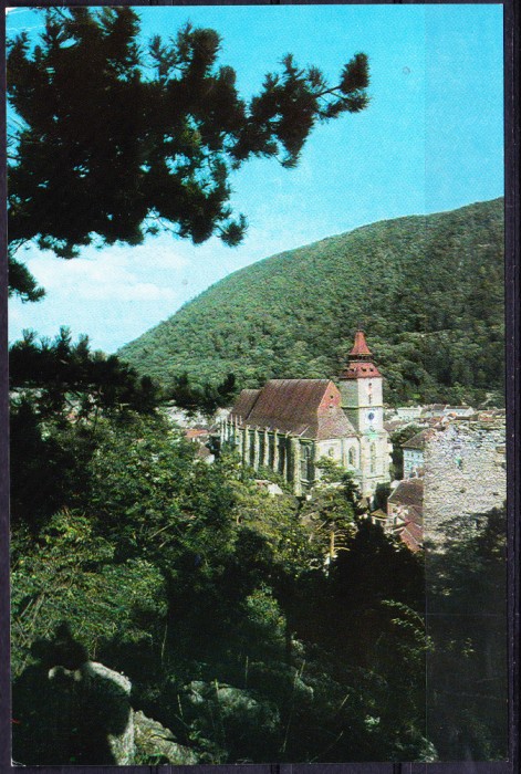 AMS - ILUSTRATA 604 BRASOV - BISERICA NEAGRA (SEC. XIV - XV), NECIRCULATA