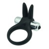 Inel Penis Vibrator Rabbit Stimulare Clitoris, Baterii Interschimbabile, Erectie Fermă, Int&acirc;rziere Ejaculare, Waterproof, Negru