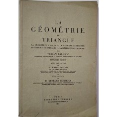 La geometrie du triangle &ndash; Trajan Lalesco
