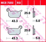 Set placute frana fata-spate TRW MCB750SI - KTM Mini Adventure 50 Senior (04-07) - SX 50 (06-23) - SX 50 Mini (17-23)