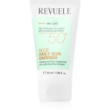 Revuele Aloe Daily Sun Barrier SPF 50+ crema de zi calmanta SPF 50+ 50 ml