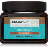 Arganicare Argan Oil &amp; Shea Butter Hair Masque masca hranitoare pentru păr creț 500 ml