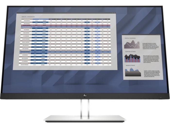 Monitor hp Second Hand E-Display E27 G4, 27&amp;quot;, Full HD, IPS, 16:9, VGA, HDMI, DisplayPort, 1000:1, 250cd, 5ms Stand Nou Universal NewTechnology Me