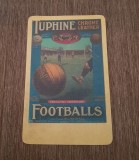 Carte poștală publicitară veche Anglia &ndash; Tuphine Chrome Leather Footballs, William Sykes