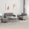 vidaXL Set de canapea cu perne, 3 piese, gri taupe, material textil 3201583