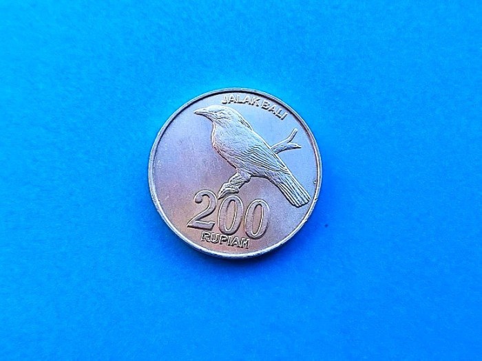 200 Rupiah 2003 Indonesia-AUNC-luciu de batere