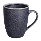 Cana D4112B, portelan, gri inchis, 360 ml