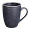 Cana D4112B, portelan, gri inchis, 360 ml