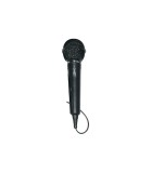 Microfon Dinamic Uni-directional Rebel DM-202, Jack 6.35mm, 600 Ohm, Cablu 2m, Universal, Plastic Negru