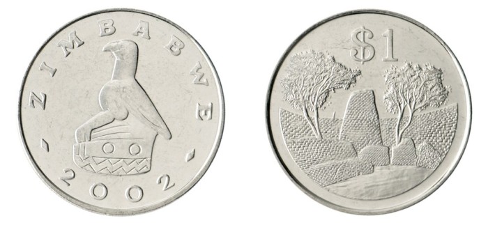 Zimbabwe 2002 - 1 dollar UNC