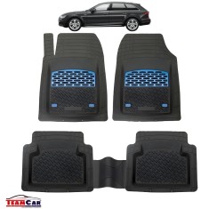 Audi A4 B8 Allroad Covorase Auto TeamCar&reg; Tip Tavita Compatibile (2009&ndash;2016) Blue