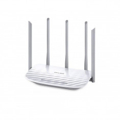 Router wireless Tp-link, MU-MIMO, Dual Band, 450 + 867 Mbps, 5 antene, Alb foto