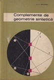 N. N. Mihaileanu - Complemente de geometrie sintetica