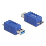 Adaptor micro USB-B 3.0 la USB-A T-T, Delock 67214