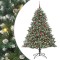 Brad de Craciun artificial cu 300 LED Verde 126 x 126 x 180 cm