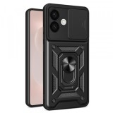 Husa pentru Samsung Galaxy S26 Edge, Techsuit, CamShield, Neagra