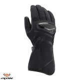Manusi barbati pentru scuter - motocicleta Touring/Adventure Mid-season textil/piele Ixon model Drizzle MS culoare: negru &ndash; degete tactile (manusi lun