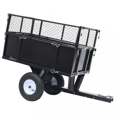 vidaXL Remorcă basculantă mașină de tuns iarba, &amp;icirc;ncărcătură 150 kg 92449 foto