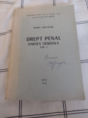 DREPT PENAL partea generala VOL.1 foto